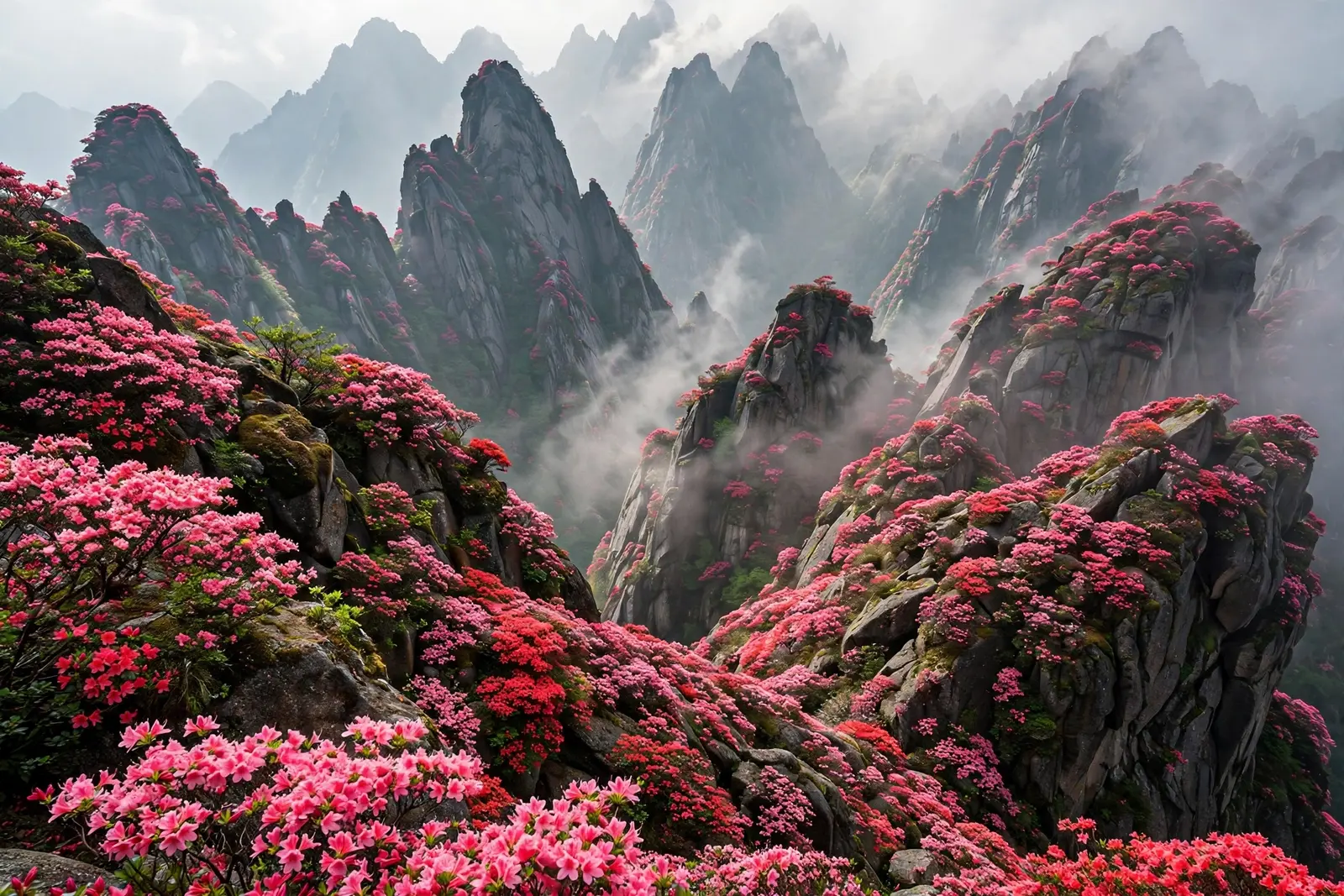 薄刀峰：大别山腹地的杜鹃花海几月去最盛