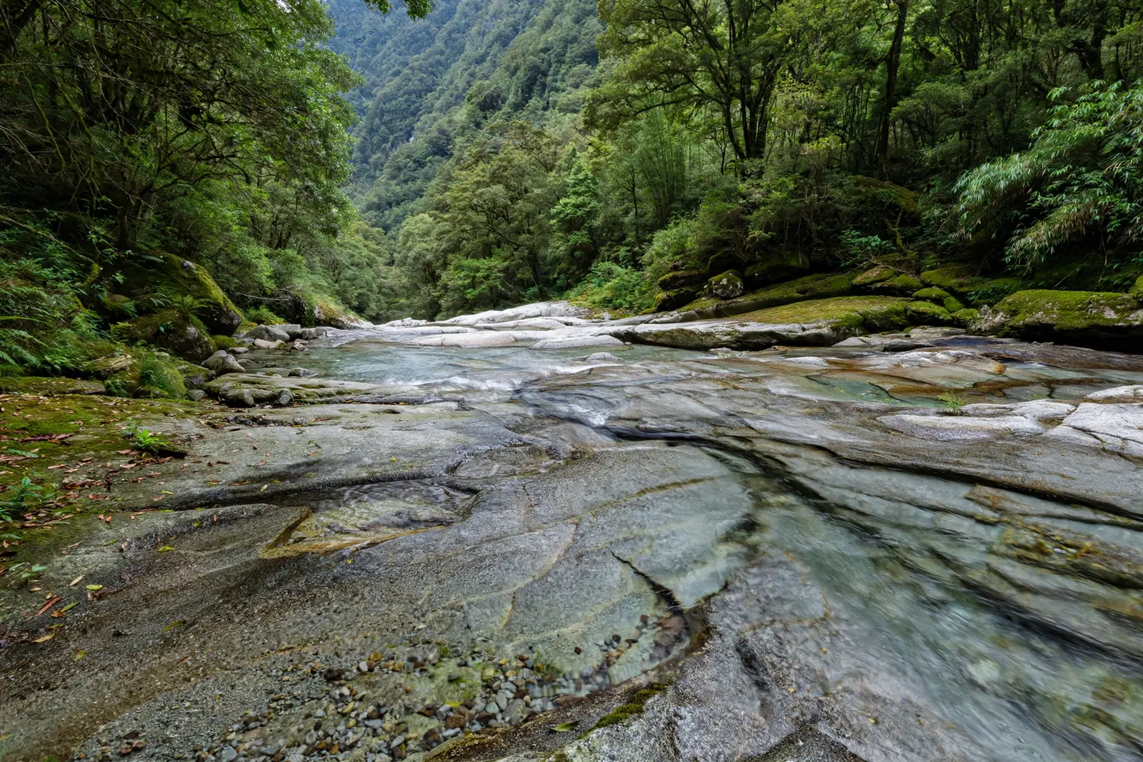 九资河：藏在英山深处的溪谷溯溪地