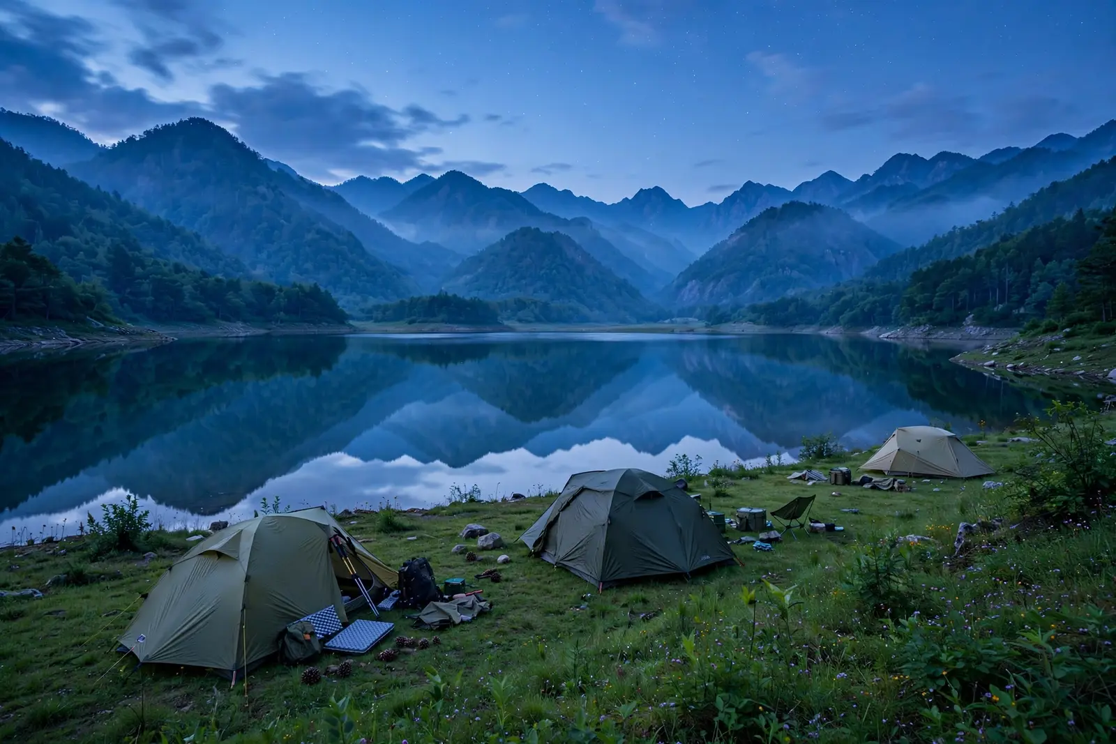东冲湖露营：大别山水库边的星空营地指南