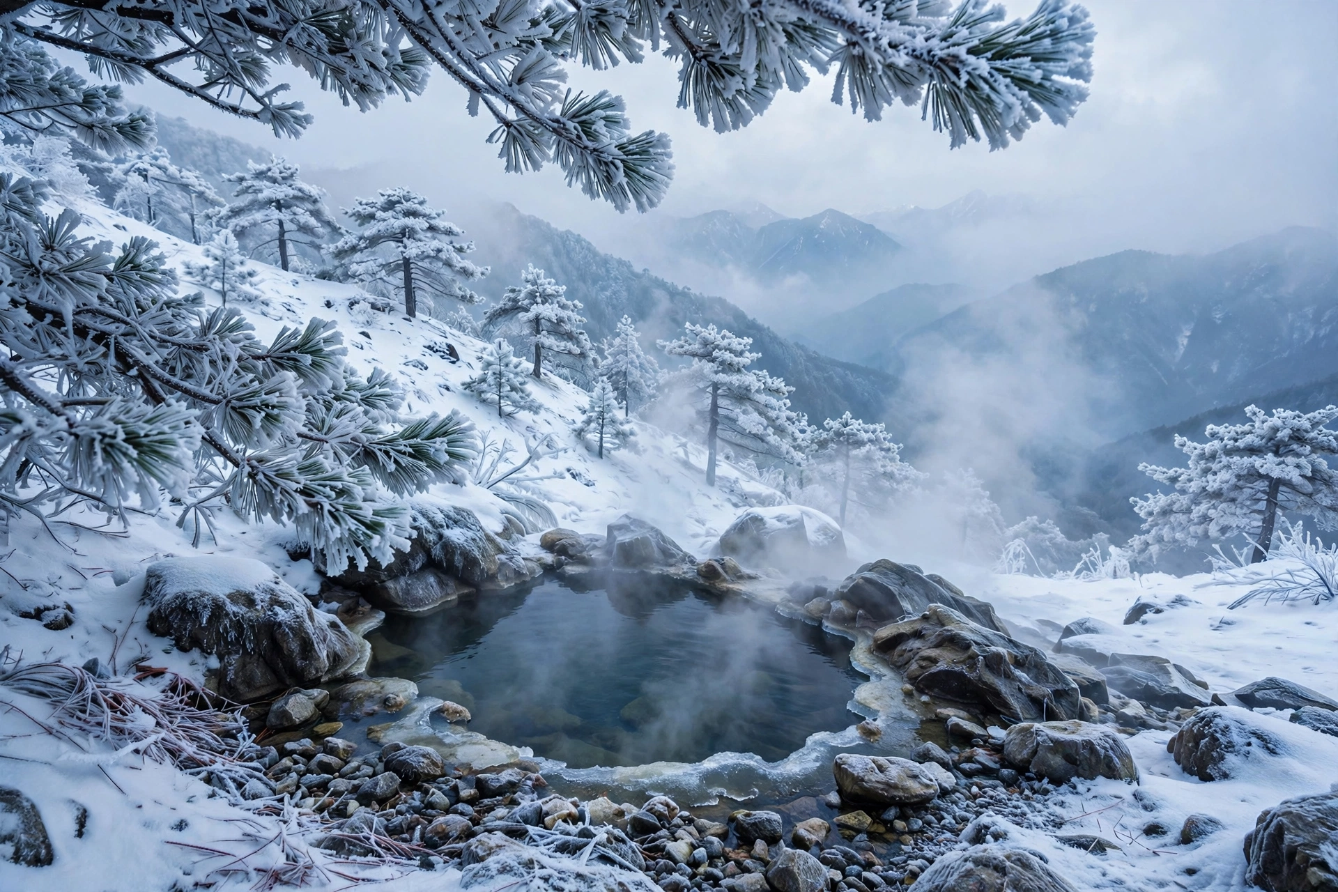 冬季大别山：雾凇、雪景与温泉的组合玩法